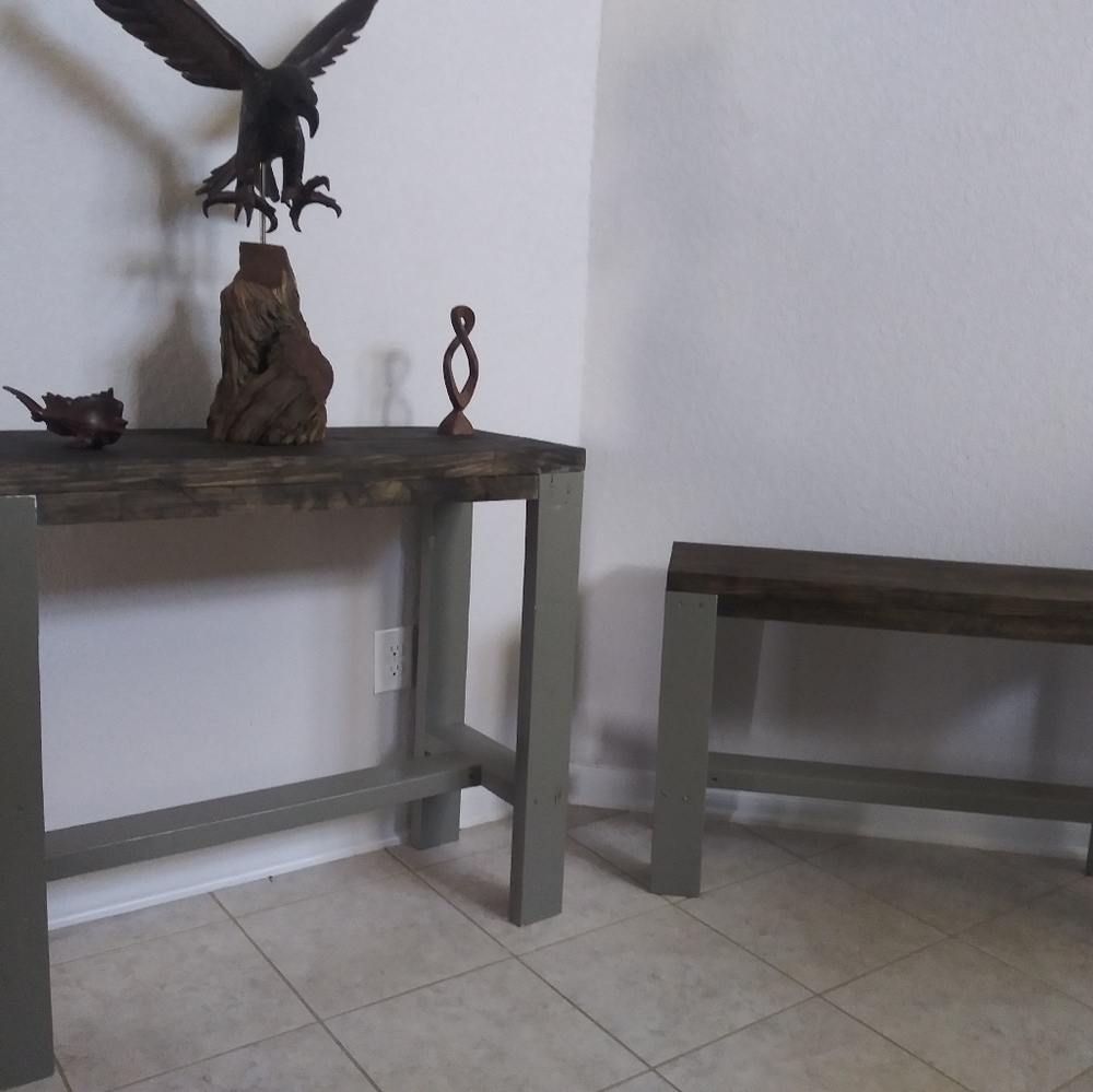 Rustic entryway